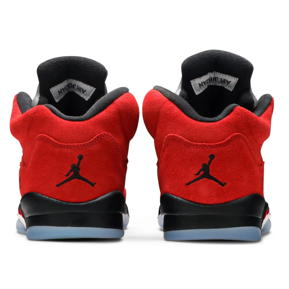 Кроссовки Nike Air Jordan 5 Retro GS Raging Bull 2021, красный — фото 3