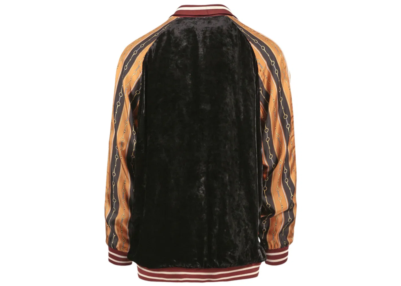 Мужская куртка из смесовой ткани с принтом Track Jacket Gucci, Black — фото 2