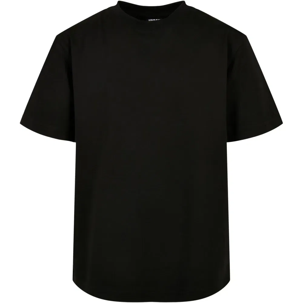 Детская футболка с удлиненным кроем Tall Short Sleeve Urban classics, Black