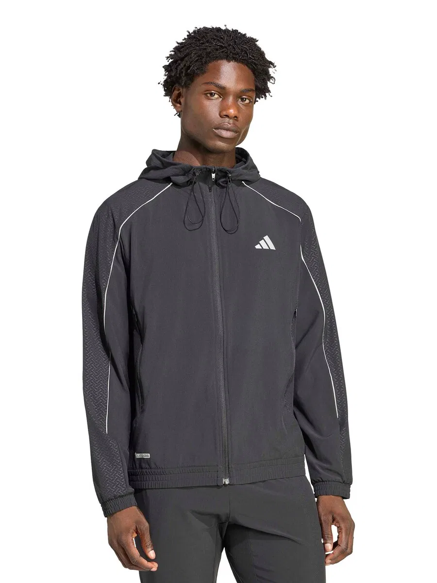 Спортивная куртка ADIDAS PERFORMANCE черного цвета — фото 2