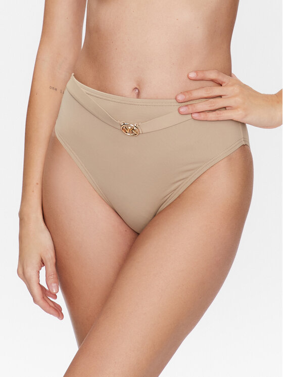 

Нижняя часть бикини Solids Belted MM2F586 Michael Michael Kors, бежевый