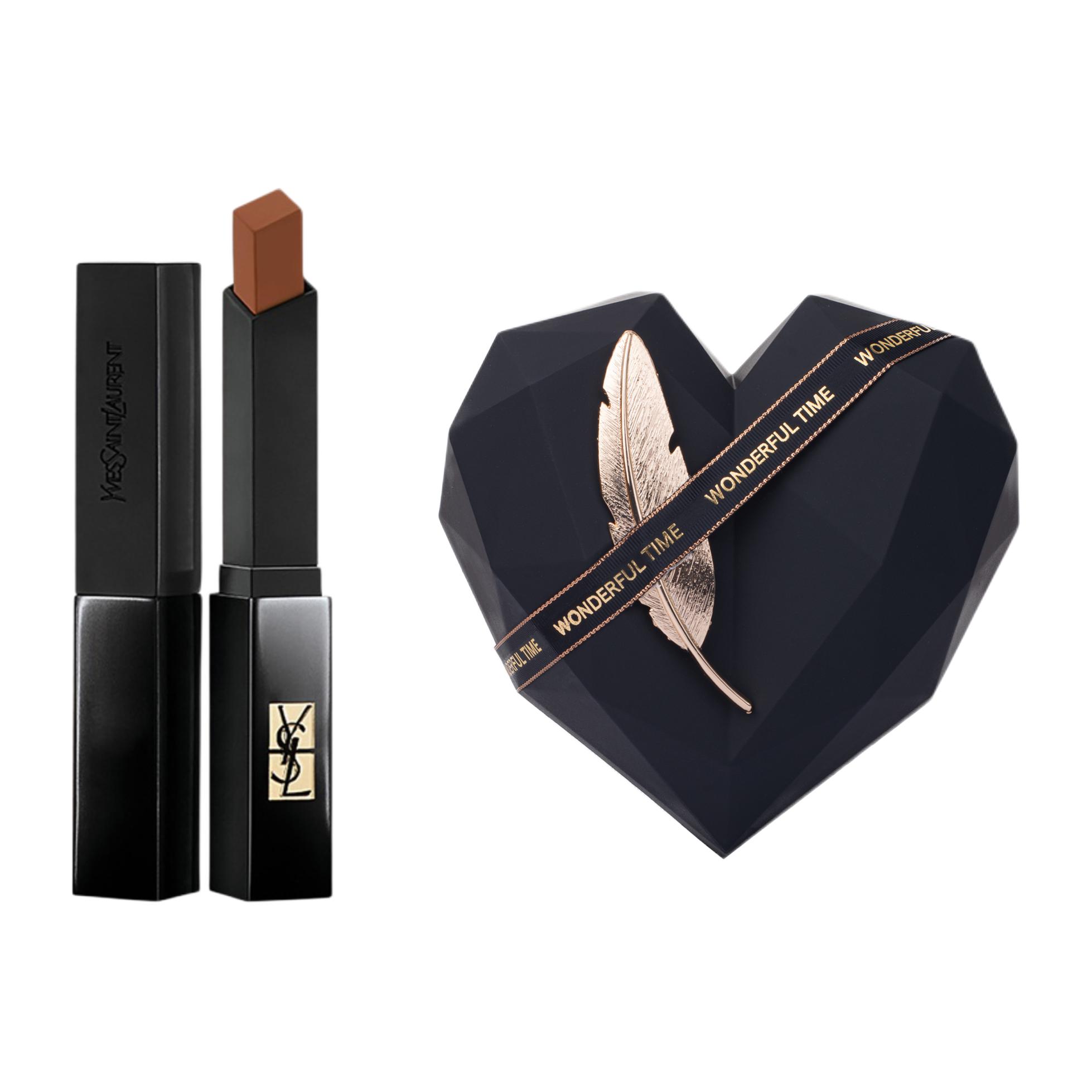 

SAINT LAURENT Набор косметики Gold Bar в коробке Starry Sky Rose, легко растушевывается, матовый, стойкий