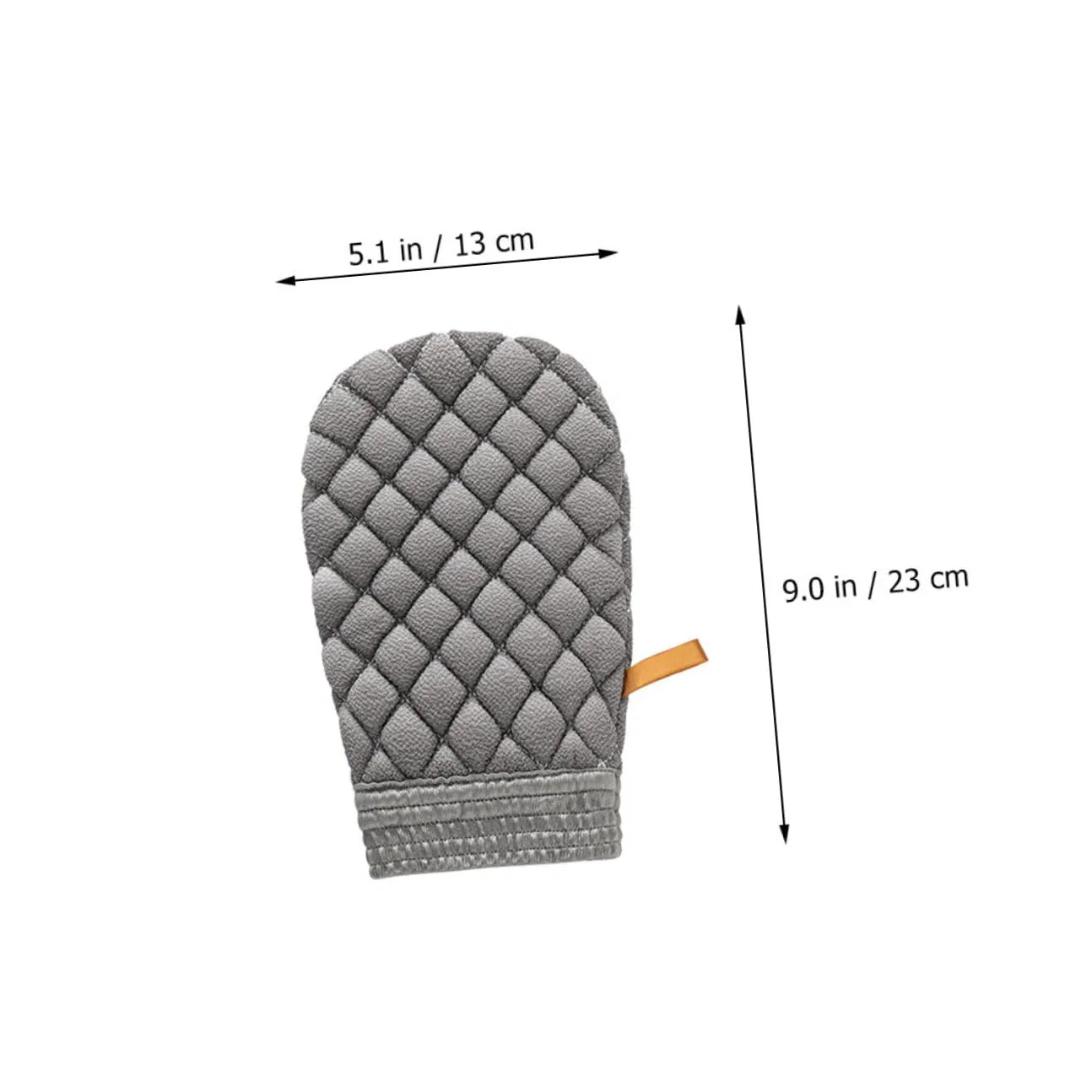 Мочалка для пилинга тела из волокна и губки, ERINGOGO, 23x13x2.5 см — фото 2