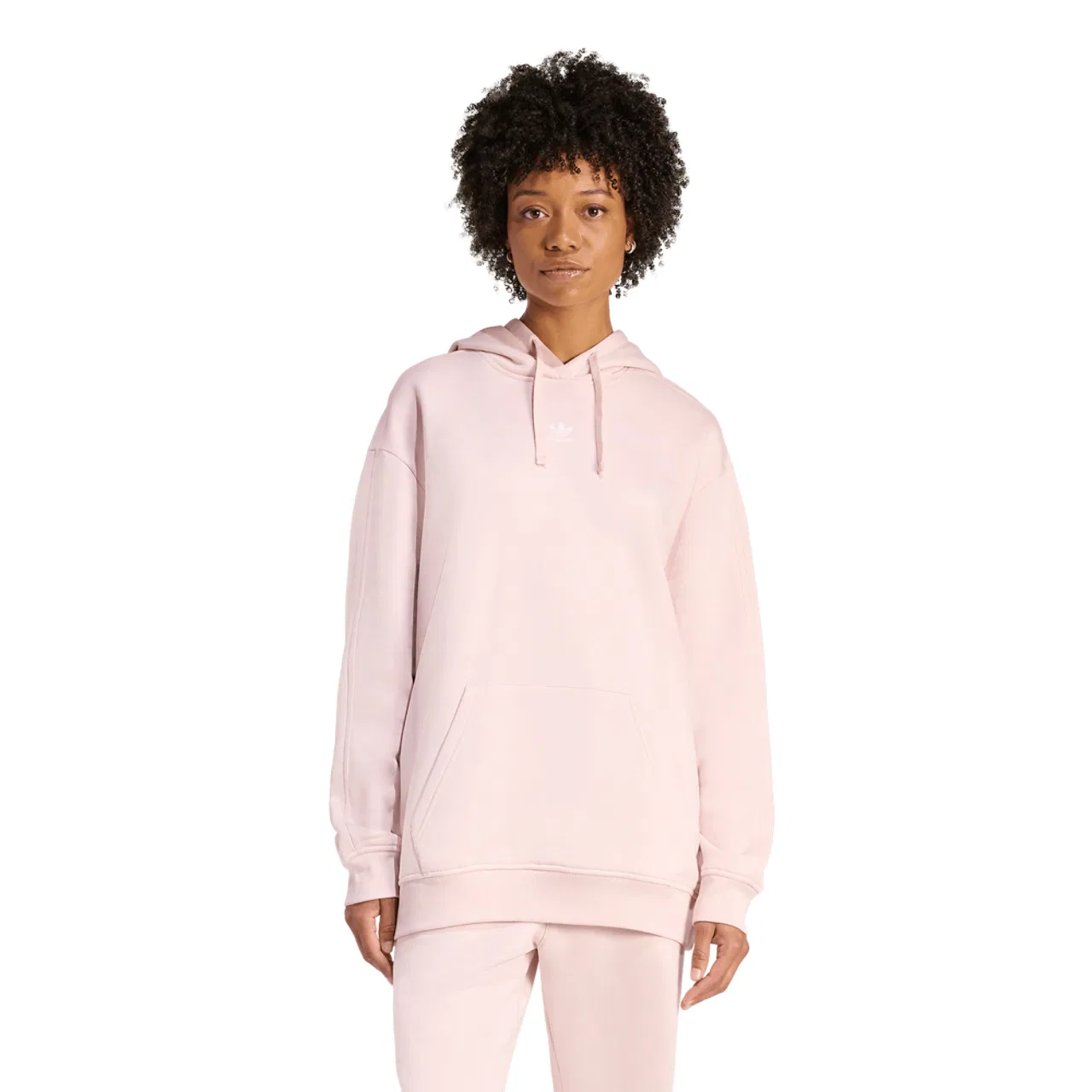 Женское худи оверсайз Essentials Oversized Hoodie Adidas, цвет Sandy Pink