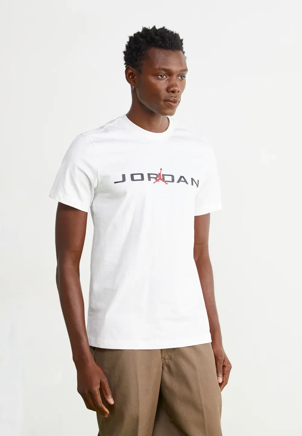 Футболка с принтом Air stretch crew Jordan, White