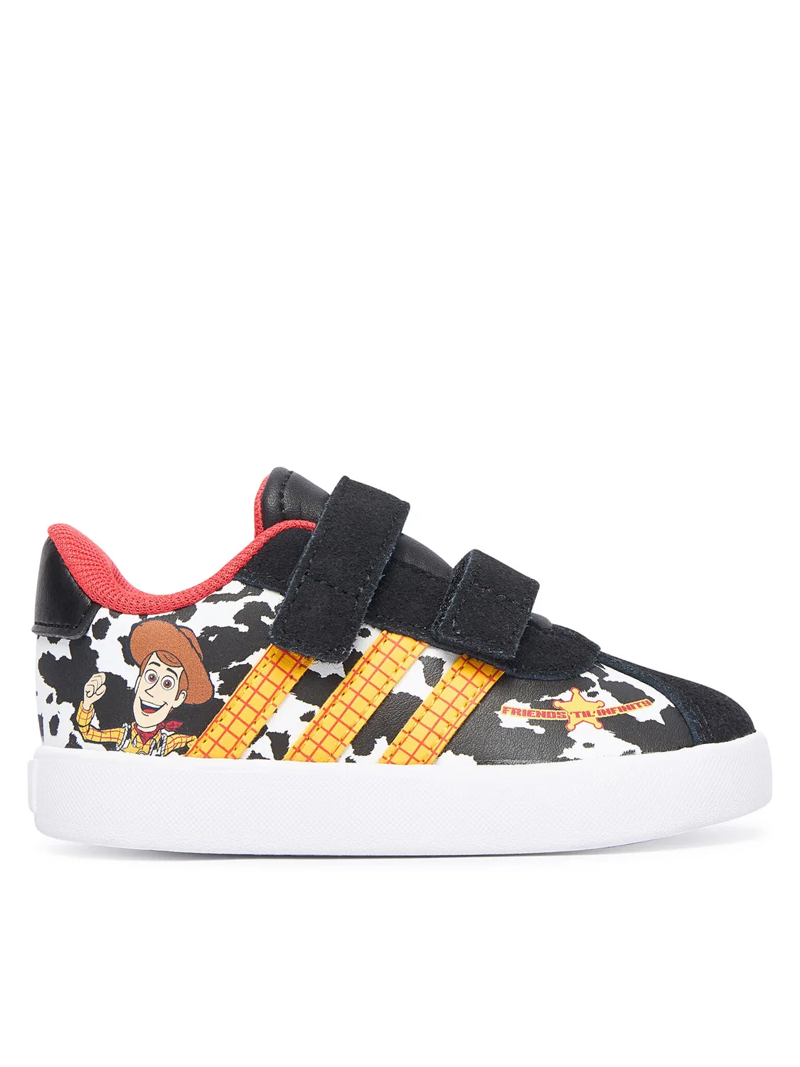 Кроссовки для мальчика Pixar Toy Story Vl Court Shoes Infants Adidas, черный