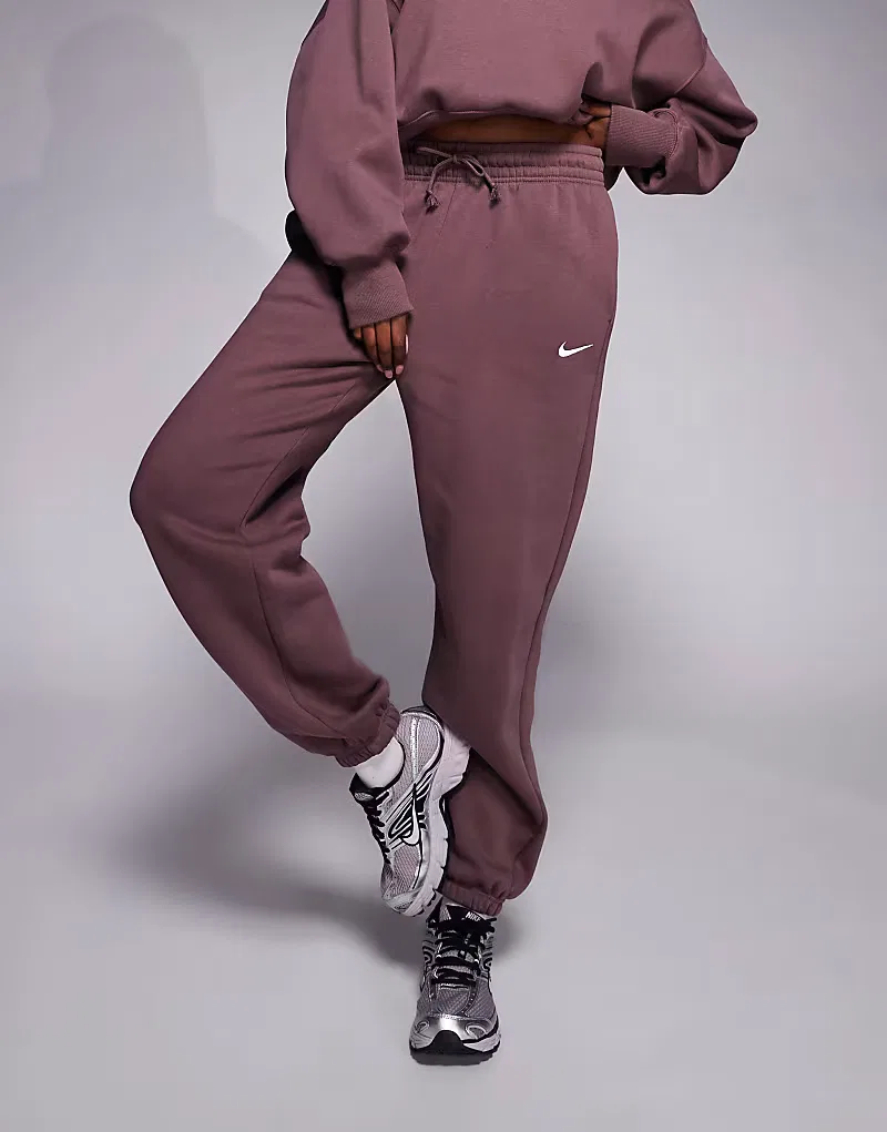 Штаны спортивные Phoenix Fleece Nike, коричневый — фото 4
