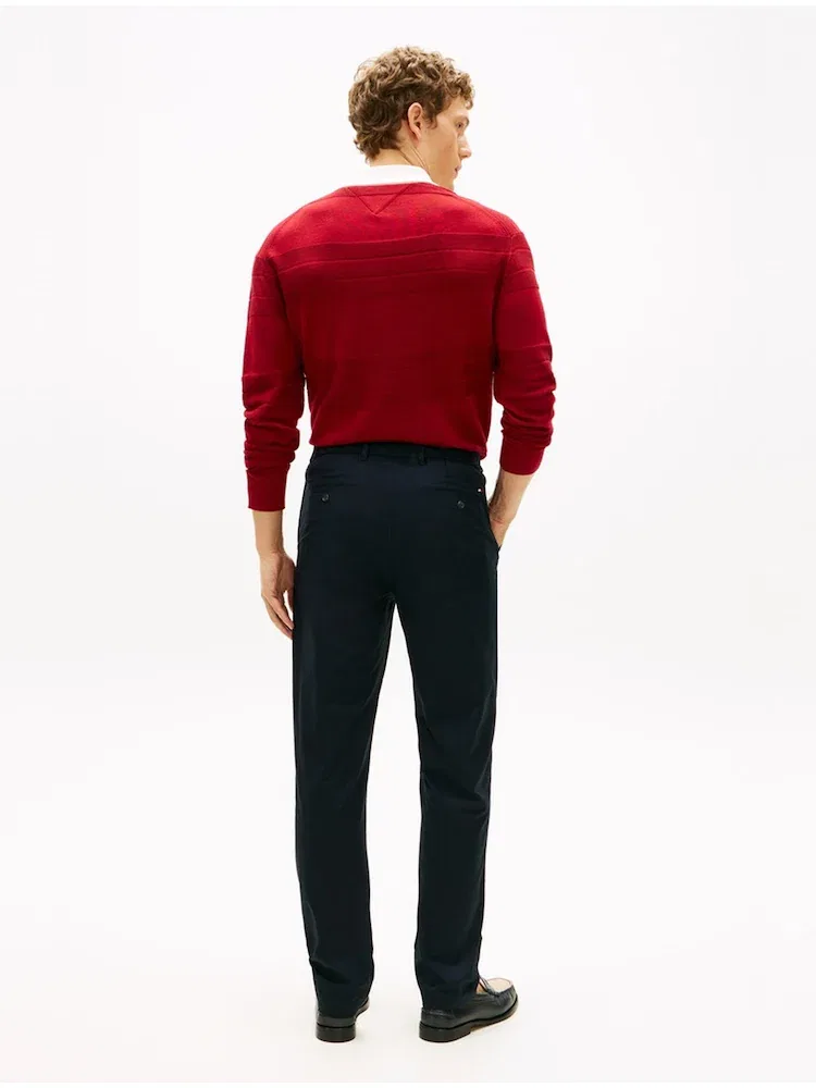 Брюки чинос из хлопка Denton Fit TOMMY HILFIGER, Navy — фото 2