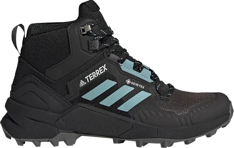 

Кроссовки Adidas Wmns Terrex Swift R3 Mid GORE-TEX 'Black Mint Ton', черный