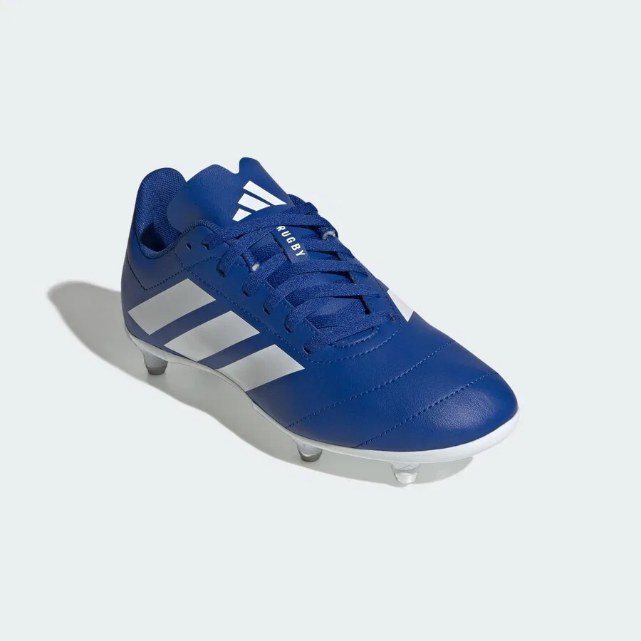 Спортивные кроссовки ADIDAS PERFORMANCE «Регбийные бутсы для юниоров на мягком грунте» королевского синего цвета — фото 3