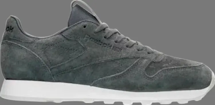 

Кроссовки classic leather metallic Reebok, серый