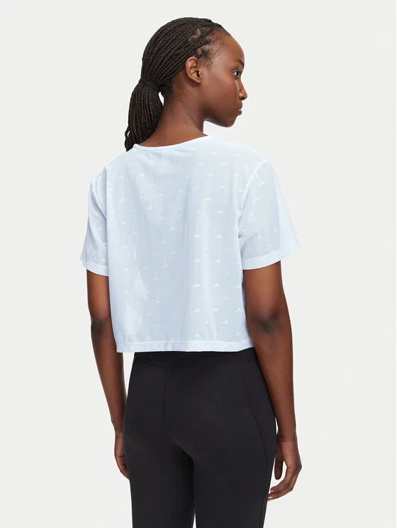 Футболка relaxed fit Strength Essentials Workout Boxy Mesh Adidas, белый — фото 3