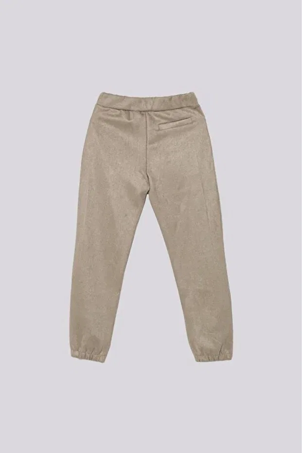 Детские спортивные штаны для мальчиков с принтом Guess, Beige — фото 3