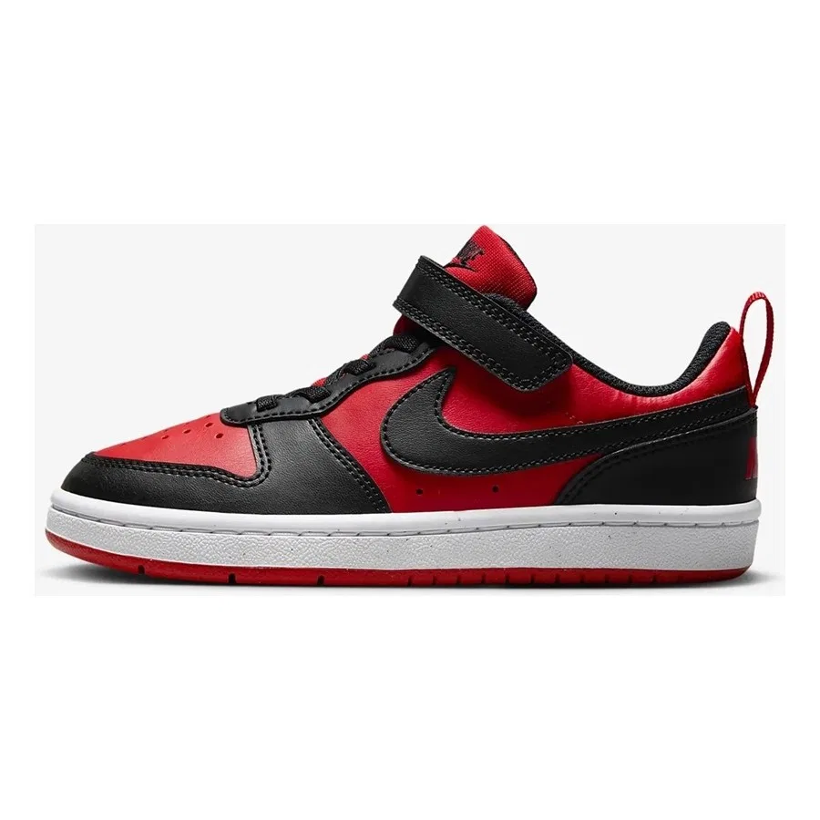 Детские кроссовки с плоской подошвой Court Borough Low PS Nike, 34, Разноцветный — фото 2