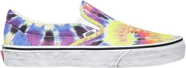 

Кеды Vans Classic Slip-On Washed - Tie Dye, разноцветный