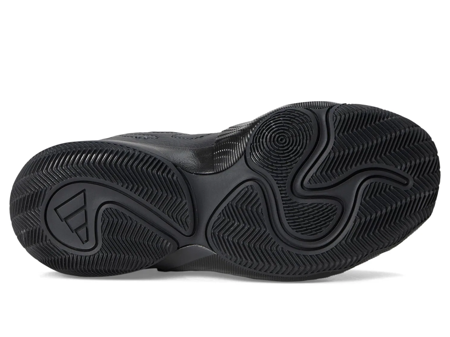 Детские кроссовки для мальчиков с принтом Trae Unlimited Adidas, Black Carbon Solar Red — фото 4