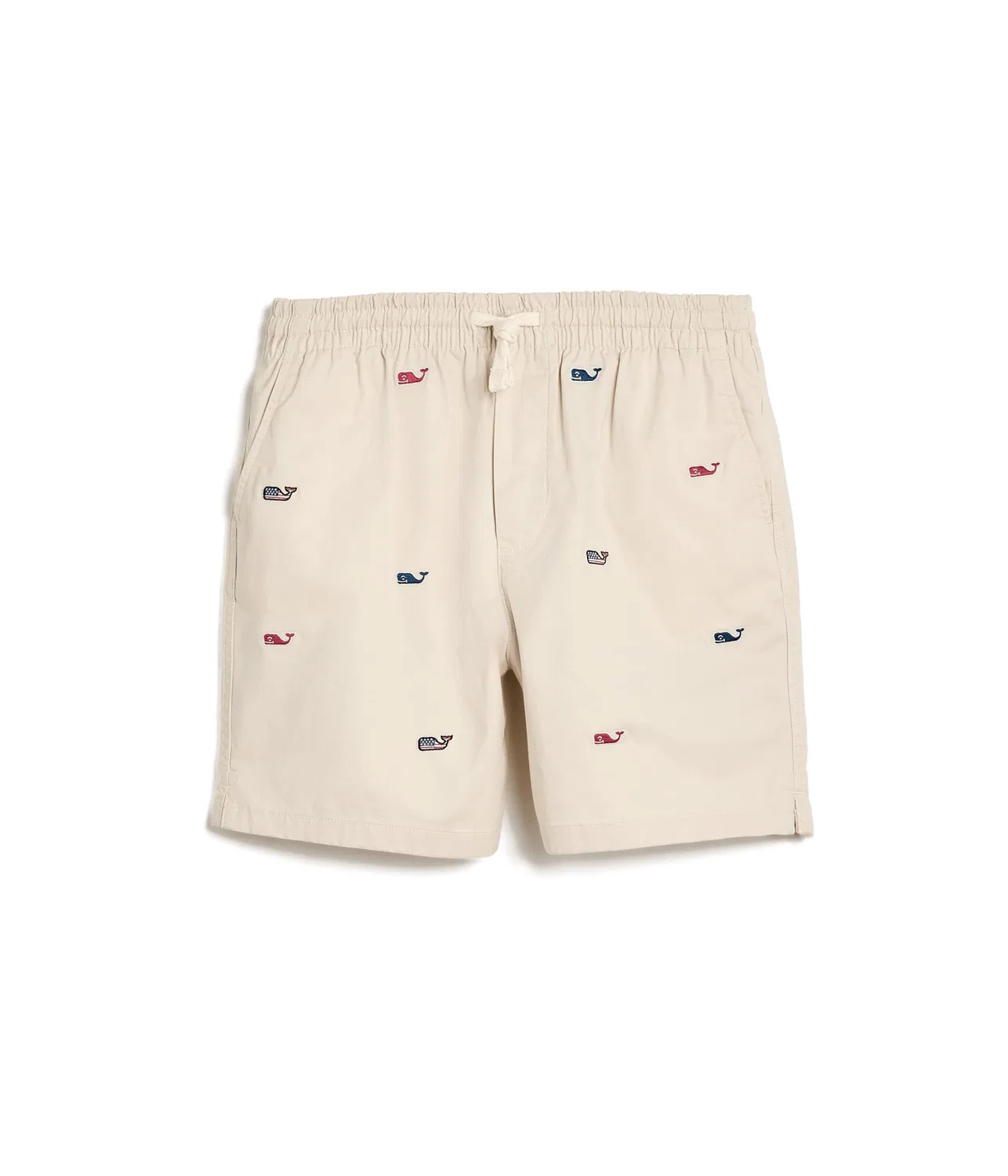 Вышитые шорты на резинке (для малышей/детей постарше) Vineyard Vines Kids, Stone