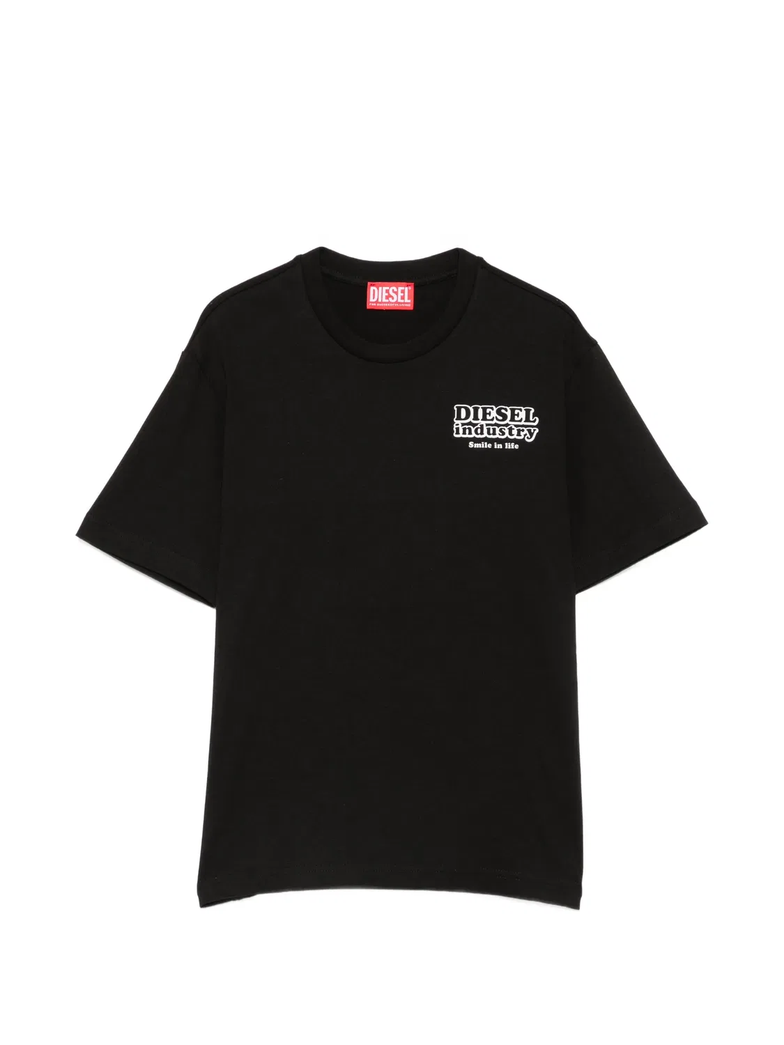 Футболка с логотипом B Diesel Kids, черный