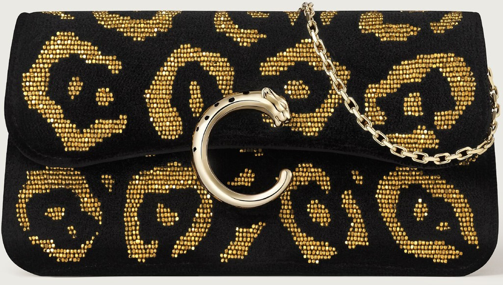 

Сумка Cartier Mini Panthère C, черный/золотистый