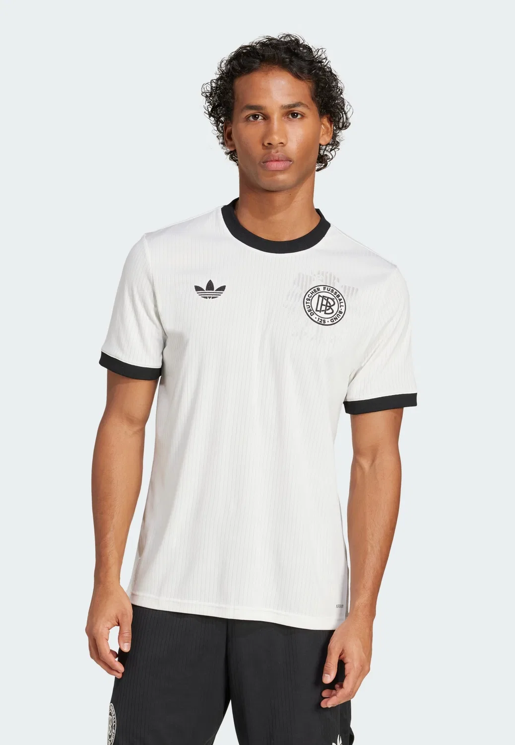 Белый трикотаж Adidas Performance DFB Home 125 Jahre — фото 3