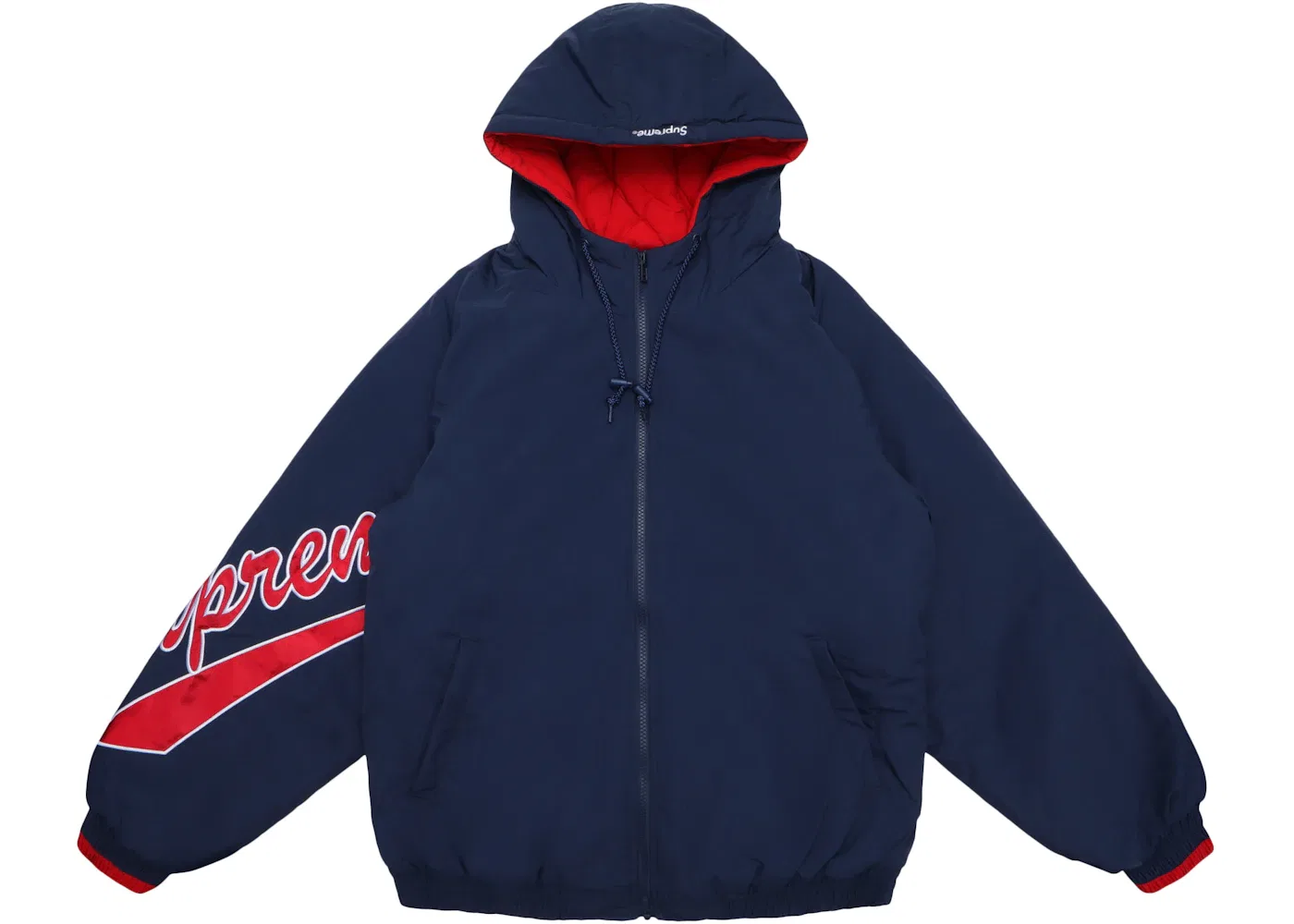 Мужская куртка Supreme Sleeve Script Sideline Jacket, Navy