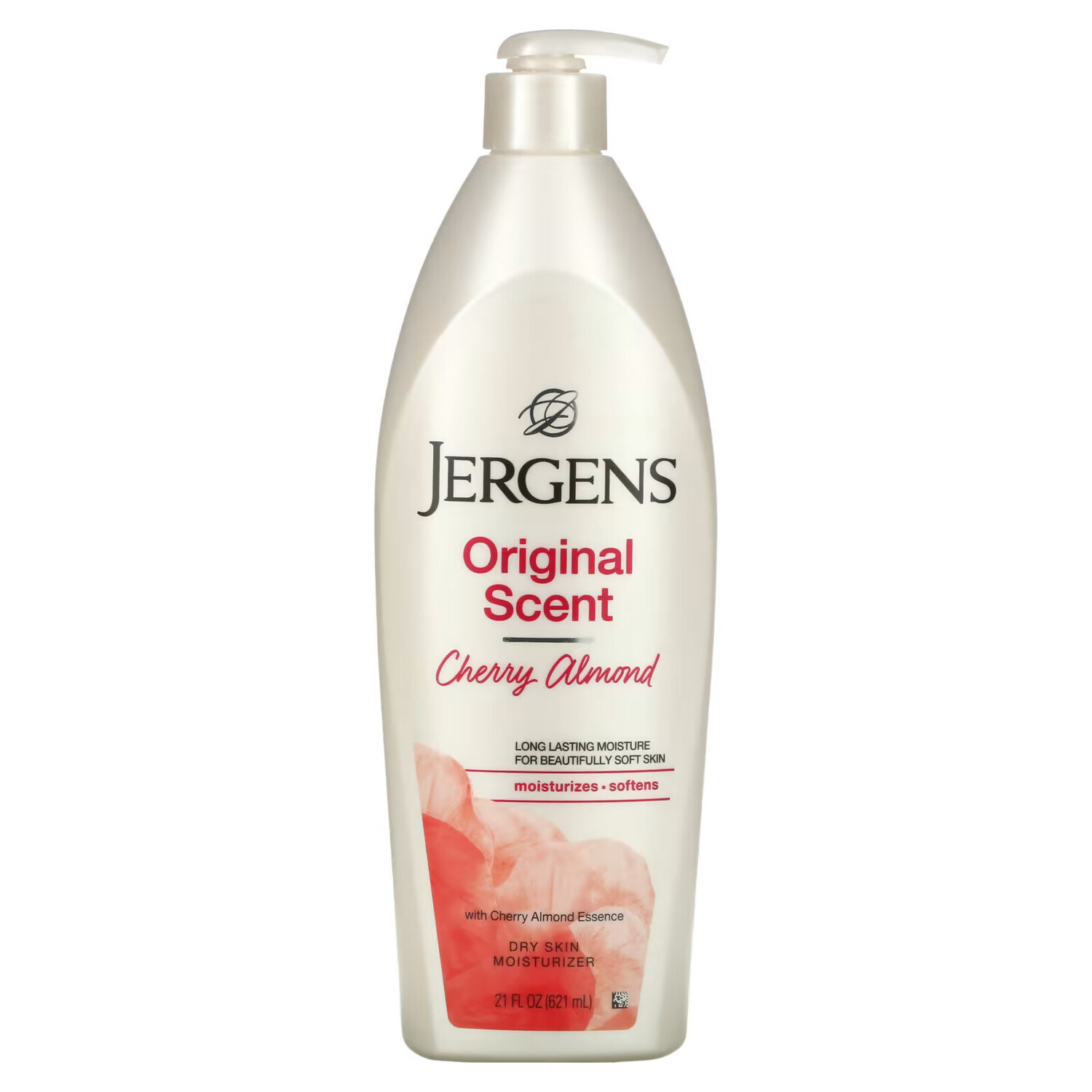 Jergens, Original Scent, увлажняющее средство для сухой кожи, вишня и миндаль, 621 мл (21 жидк. унция) — фото 2
