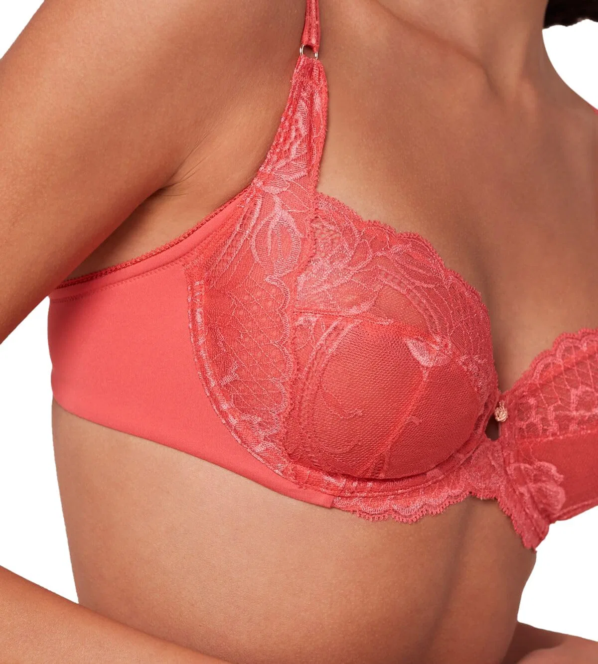 Бюстгальтер Push-Up Triumph Wild Peony Florale W, 75F, Deep Blush — фото 4