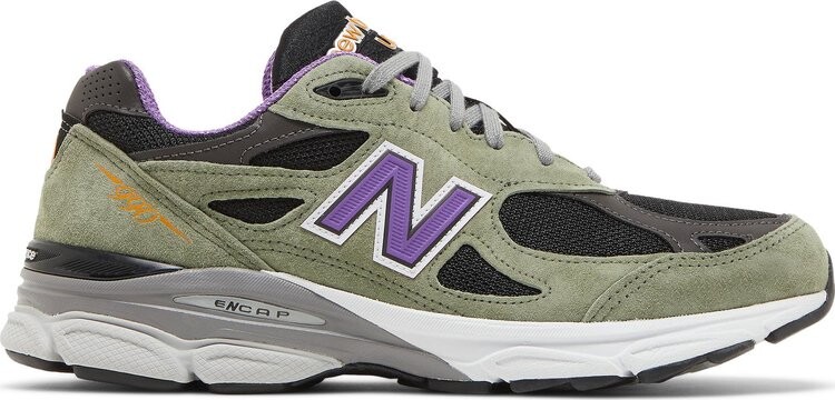 Кроссовки New Balance Teddy Santis x 990v3 Made In USA 'Olive Leaf', зеленый — фото 2
