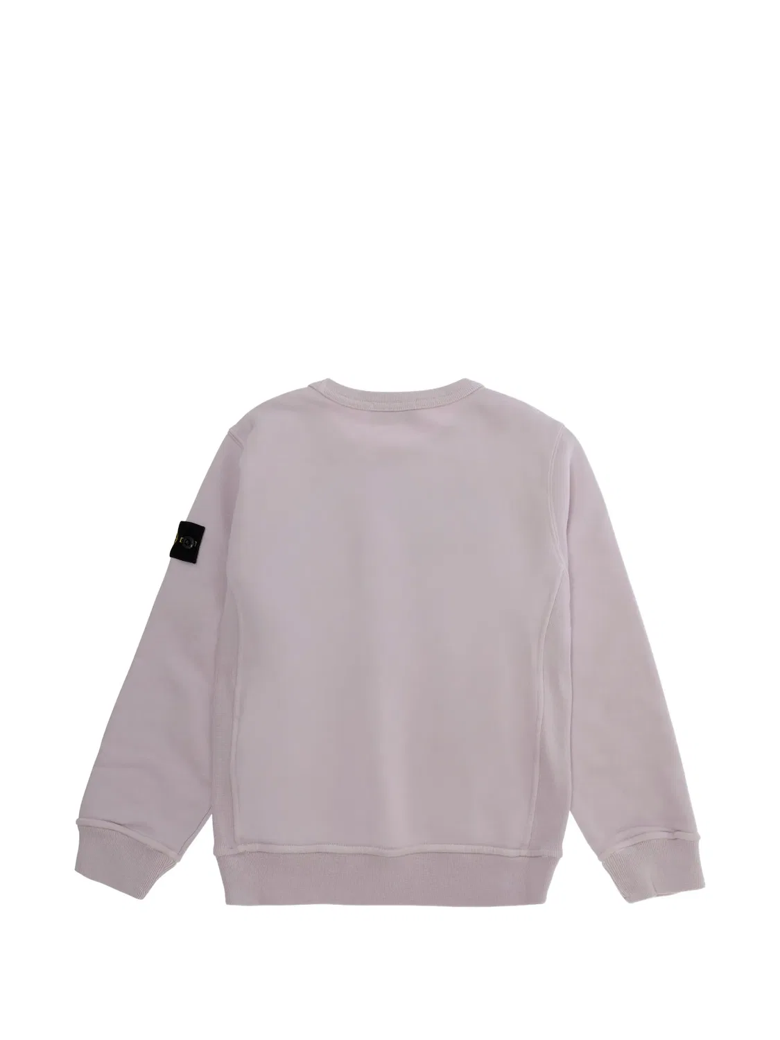 Stone Island Свитшот с нашивкой-логотипом розовый — фото 2