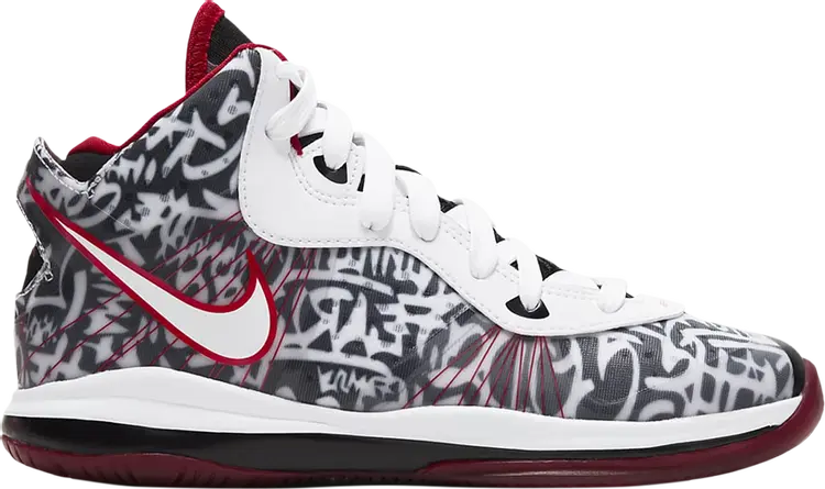 

Лимитированные кроссовки Nike LeBron 8 PS 'Graffiti', черный