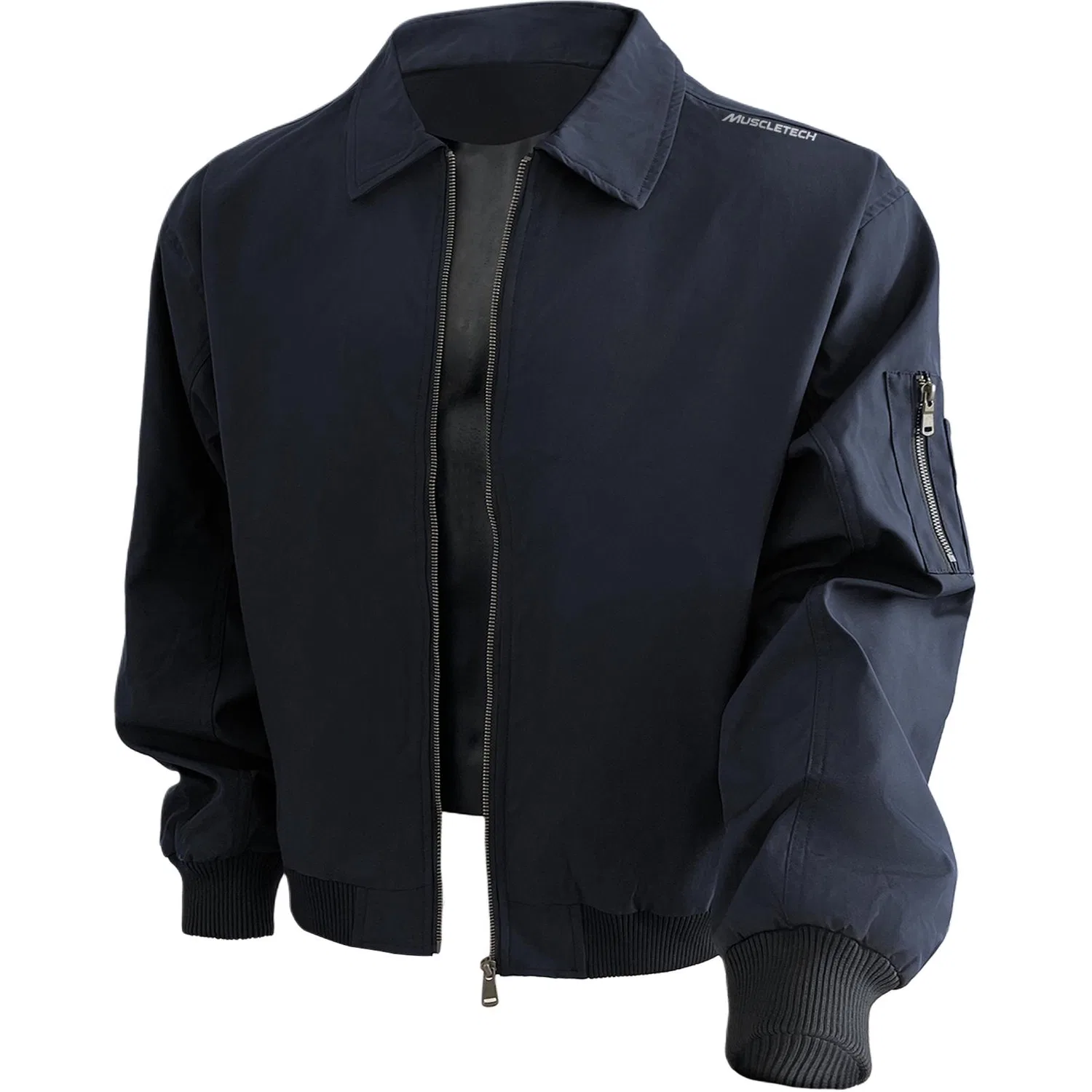 Детская куртка с лацканами Navy Blue Spring Fall MUSCLETECH