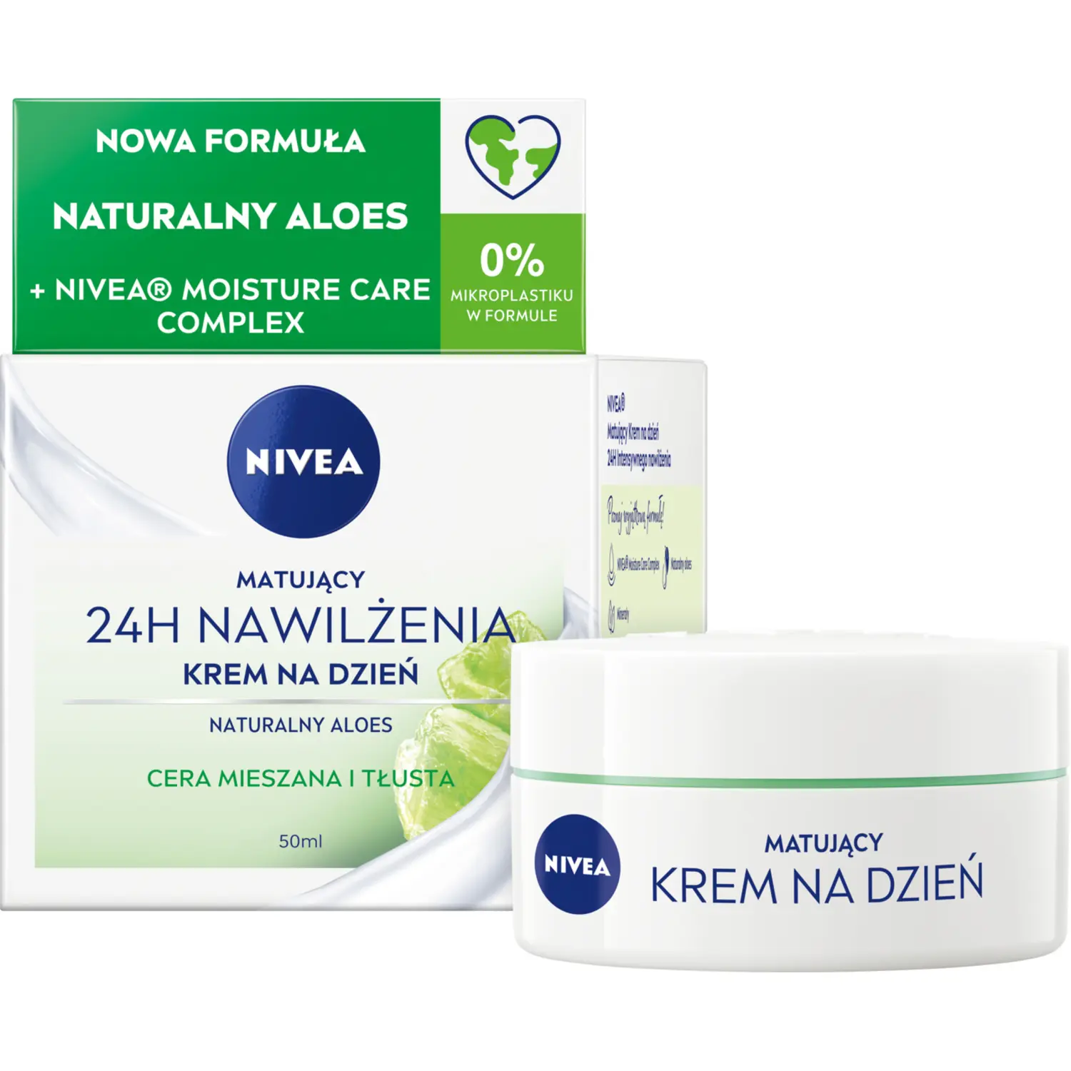 

Nivea 24h Nawilżenia матирующий крем для лица на день, 50 мл