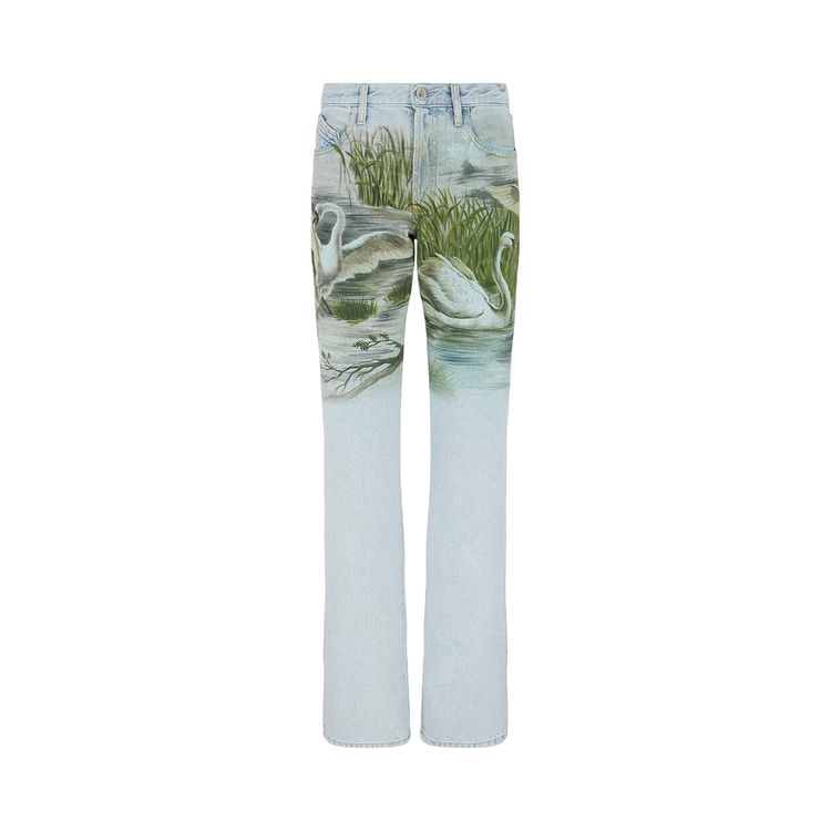 

Джинсы The Attico Swan Jeans 'Sky Blue', синий