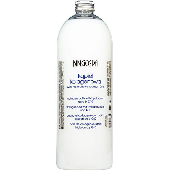 

Коллагеновая ванна с гиалуроновой кислотой и коэнзимом Q10, 1000 мл Bingospa