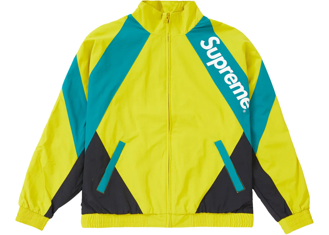 Мужская куртка с панелями Supreme Track Jacket, Light Gold