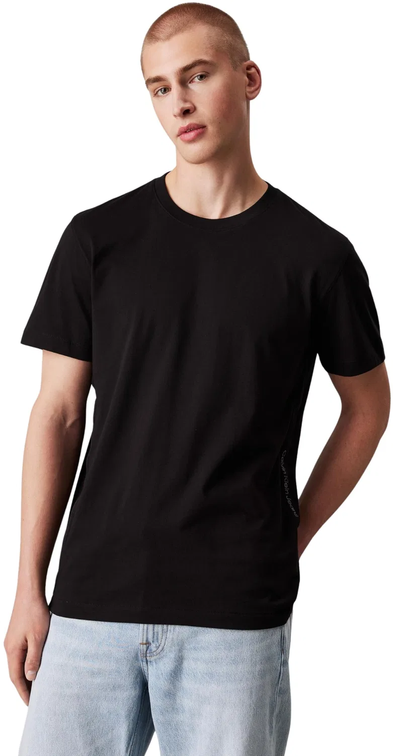 Мужская футболка с коротким рукавом Logo Tape Calvin Klein, Ck Black