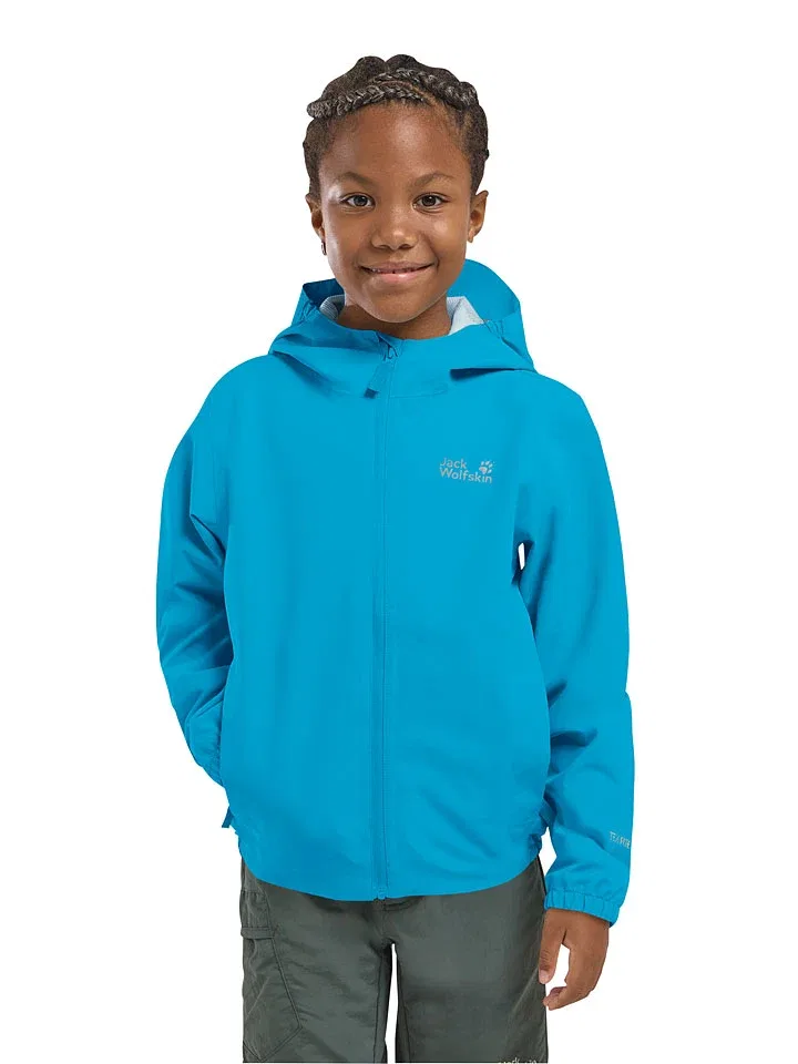 Дождевик синий Flaze Jack Wolfskin, синий