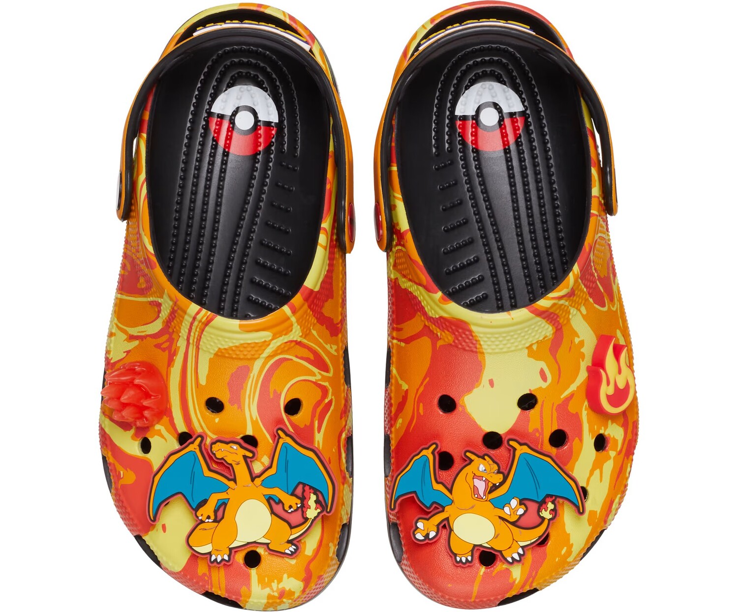 

Сабо Crocs Classic Clog x Pokémon, Charizard, оранжевый