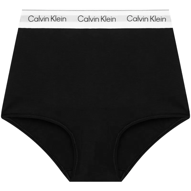 Женские трусы-слипы с принтом Modern Gravity Calvin Klein, Space Black
