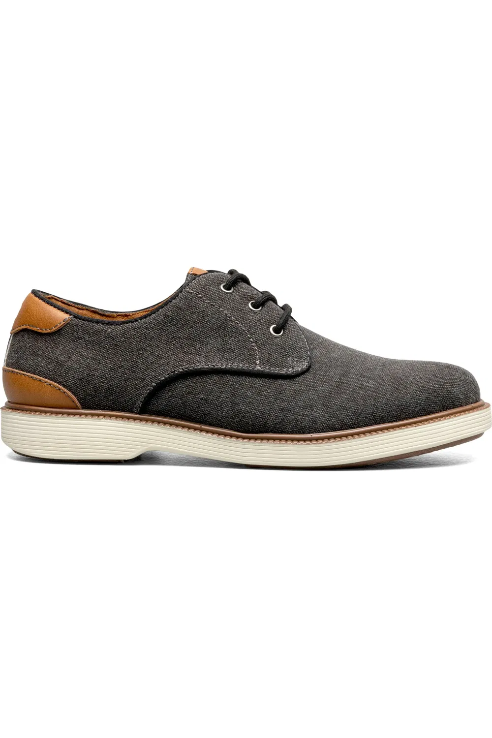 Туфли оксфорды детские на плоской подошве Highland Florsheim, черный — фото 3