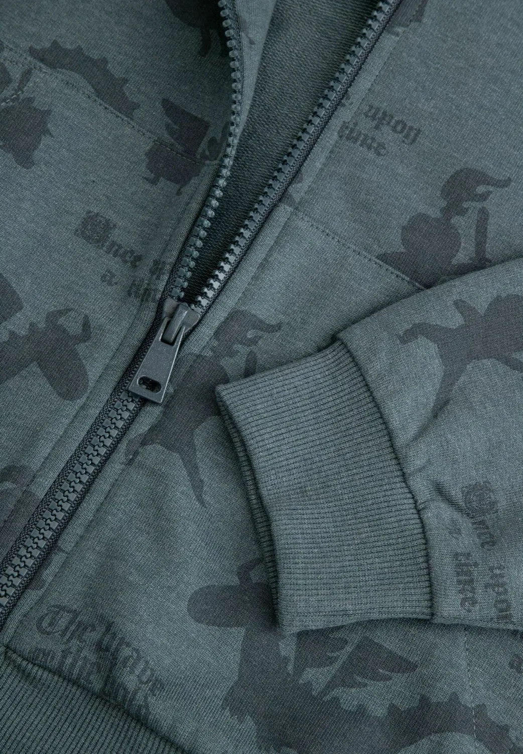 Reissverschluss-Hoodie - толстовка на молнии Coccodrillo, Dark Grey — фото 4