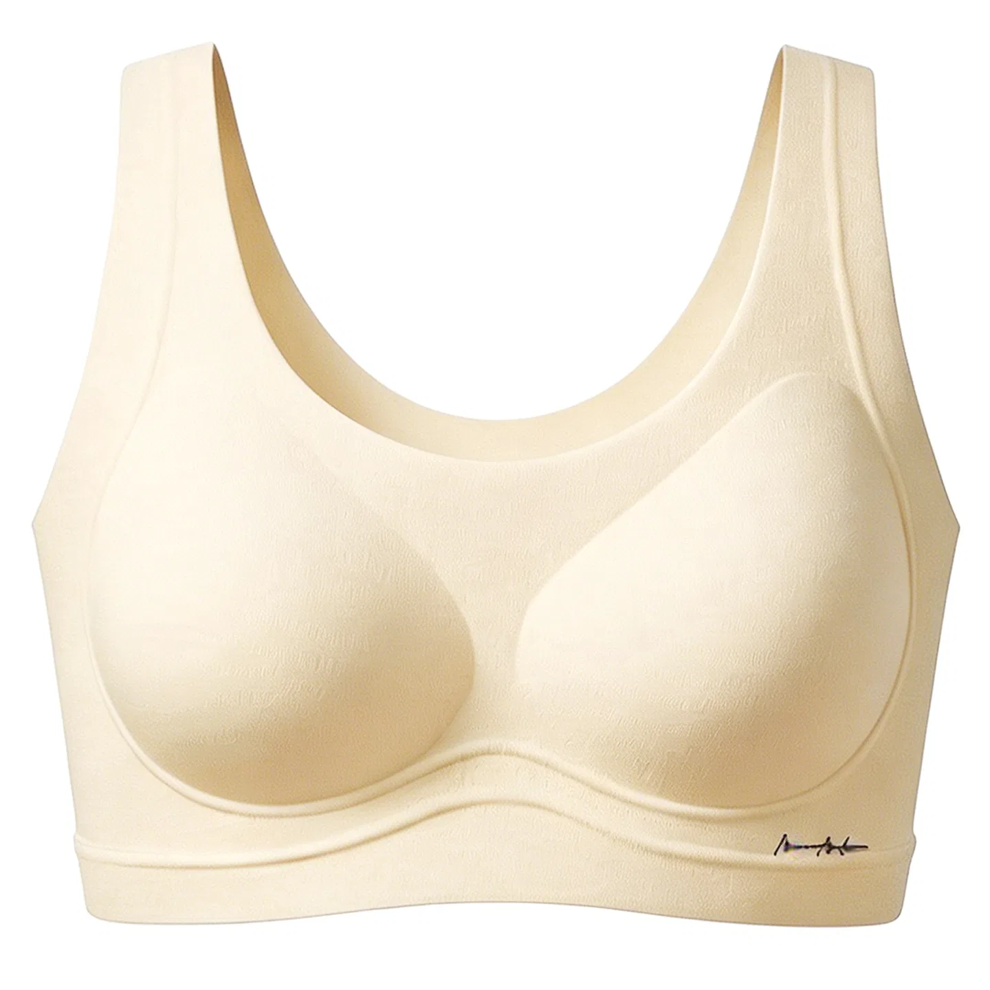 Детский бюстгальтер-топ без косточек Red bean, 1 Off-White