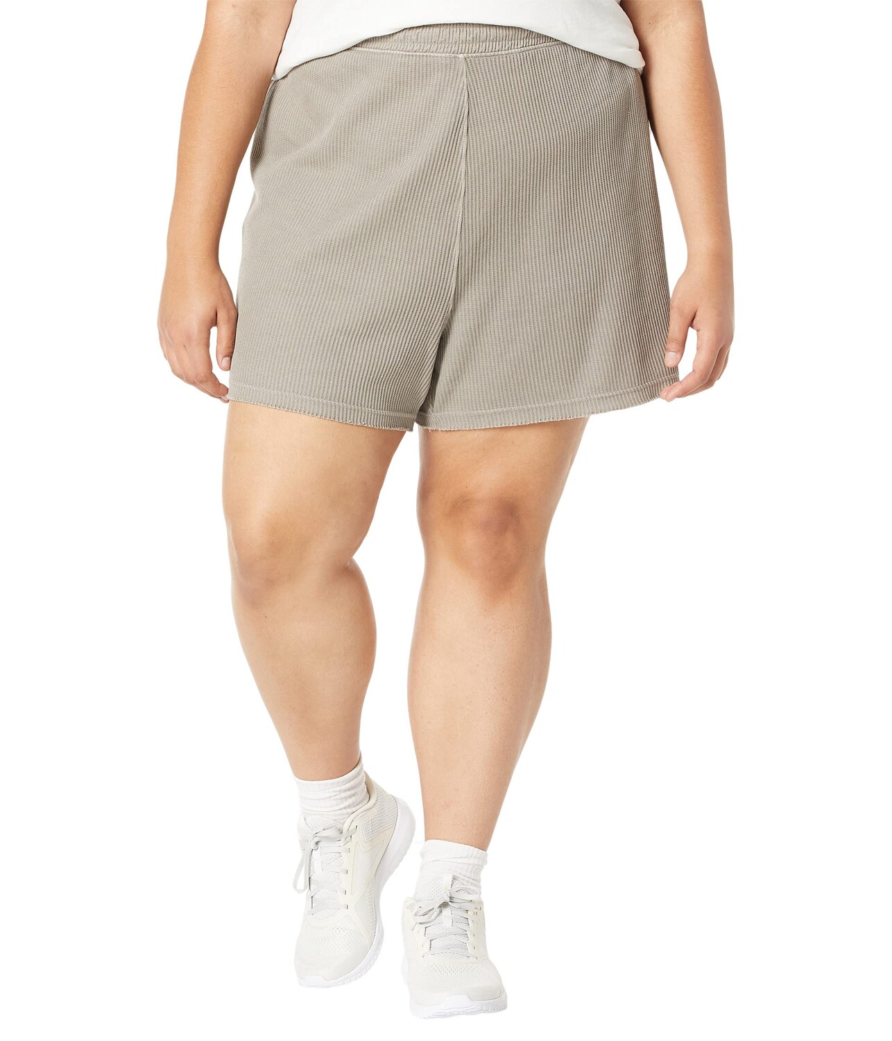

Шорты Reebok, Plus Size Classics Natural Dye Waffle Shorts
