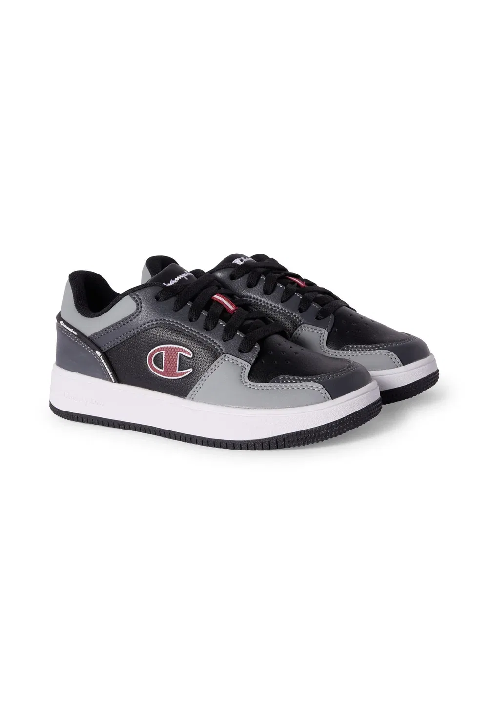 Низкие кроссовки Rebound 2.0 Low BGS унисекс - кроссовки Champion, Black And Light Grey — фото 2