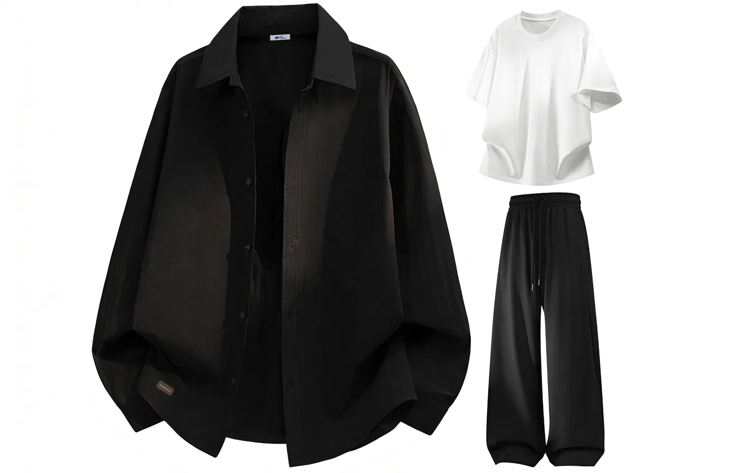 Детский комплект футболок с длинным рукавом, 3 предмета, Shirt Matching Set Unisex, WARRIOR