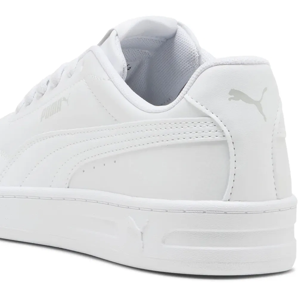Детские кроссовки для девочек Court Classic Clean Puma, White — фото 4