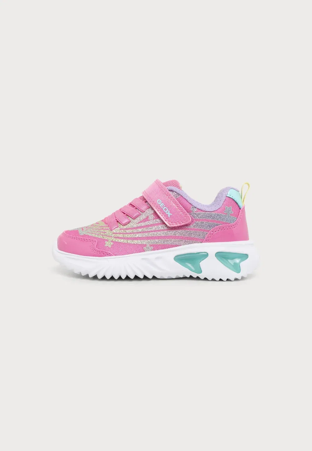 Девушка-Ассистентка - тренеры Geox, Fuchsia/Multicolor