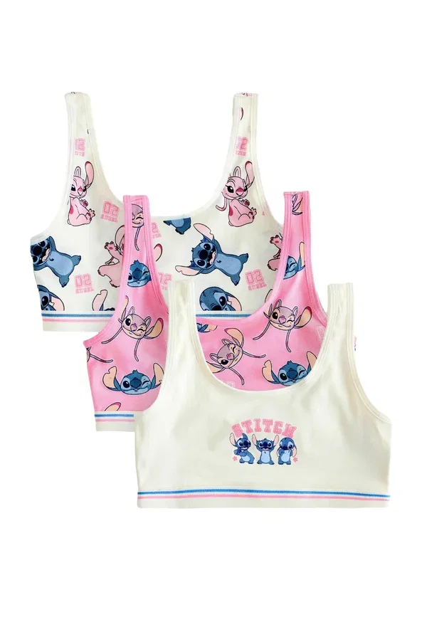 Футболка с принтом Lilo and Stitch Disney 3 Pack, Next, синий
