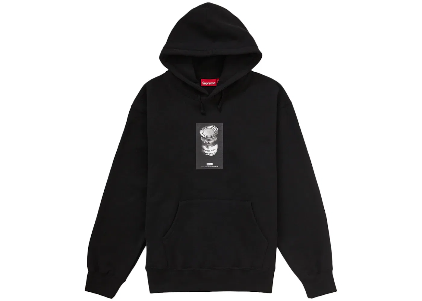 Мужской худи с принтом Supreme Soup Can Hooded Sweatshirt Supreme, Black