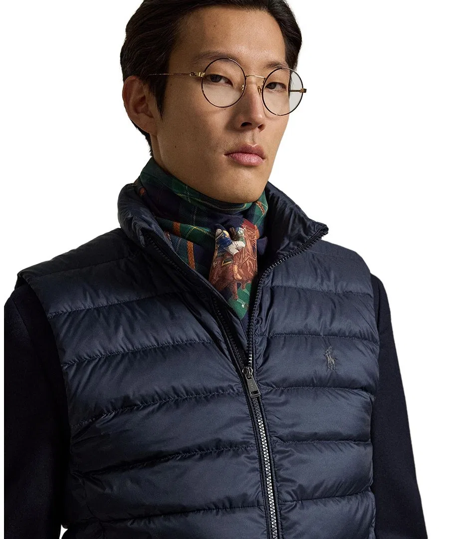 Жилет утепленный пуховый The Colden Packable Down Vest Polo Ralph Lauren, Collection Navy — фото 3
